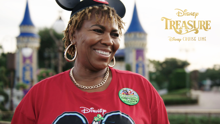 Disney Cruise Line and Walt Disney World Honor Orlando Teacher with Disney Treasure Surprise