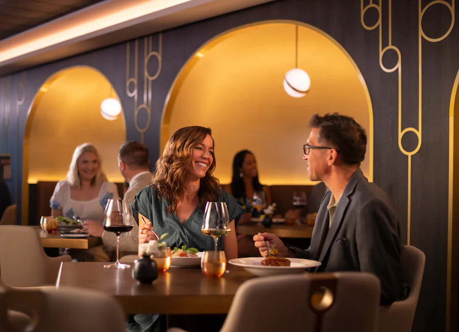 Palo restaurant aboard Disney Cruise Line