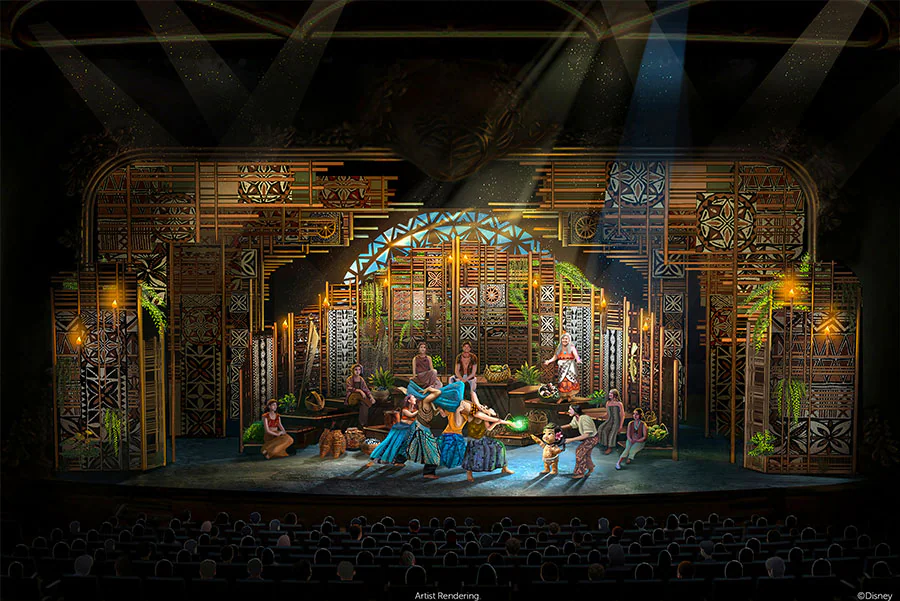 Setting the Scene in Innocent Warrior from Disney The Tale of Moana coming to the Disney Treasure