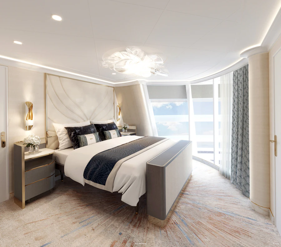 Moana-themed artwork and Te Fiti sculpture in the Wish Tower Suite