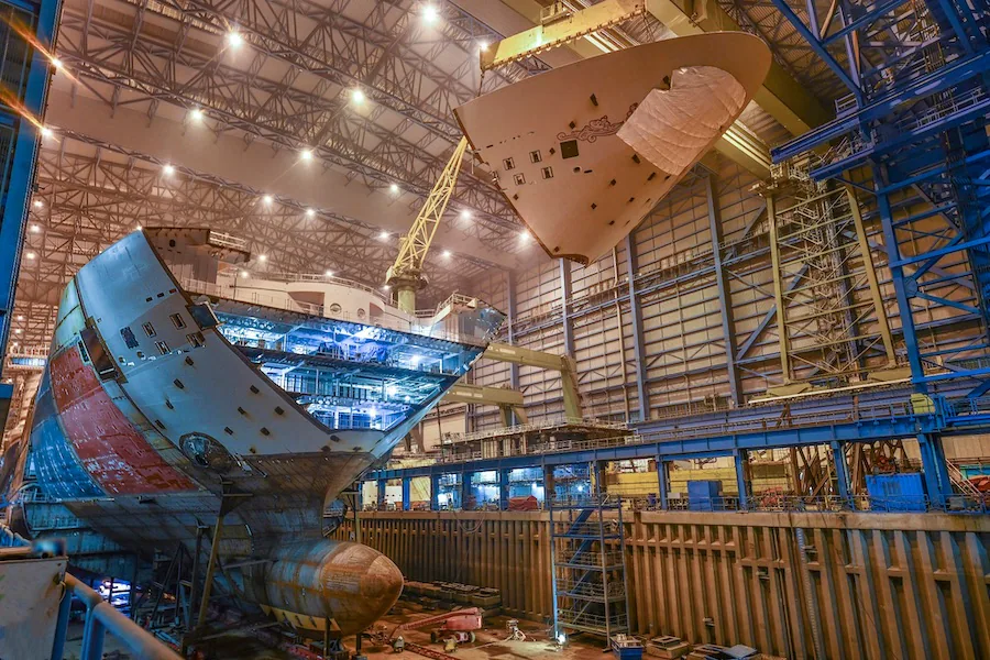 Disney Treasure construction