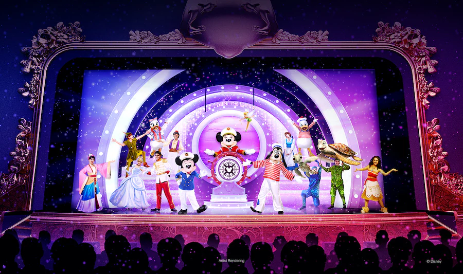 Rendering of Disney Seas the Adventure coming to the Disney Wish