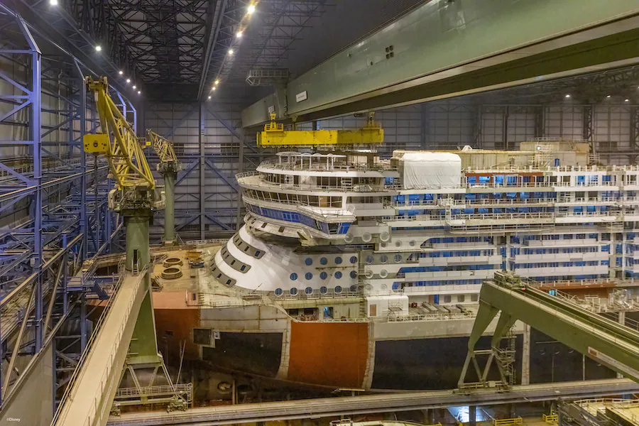 Disney Treasure construction