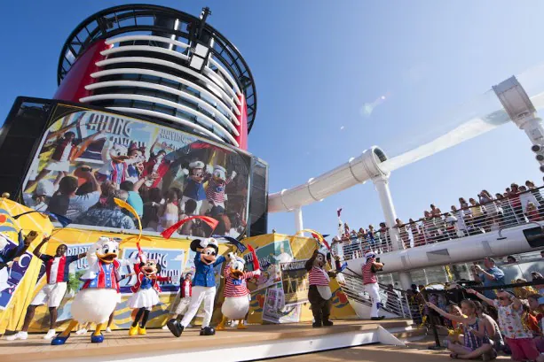 Sailing Away Deck Party aboard Disney Cruise Line