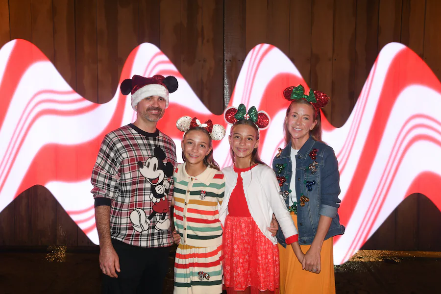 Exclusive holiday photo op during Mickey's Very Merry Christmas Party at Magic Kingdom