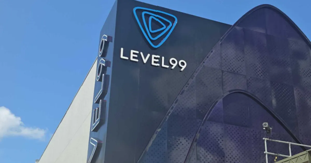 Inside the new two-story Level99 interactive competition venue opening at Disney Springs at Walt Disney World
