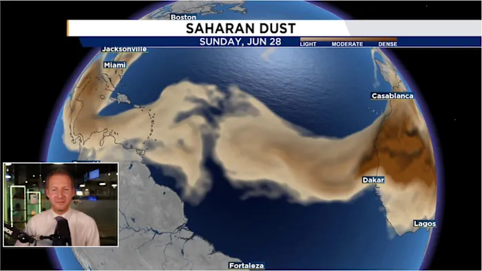 Hazy Skies Over the Magic Kingdom: A Saharan Dust Plume Is Rolling Into Florida This Weekend