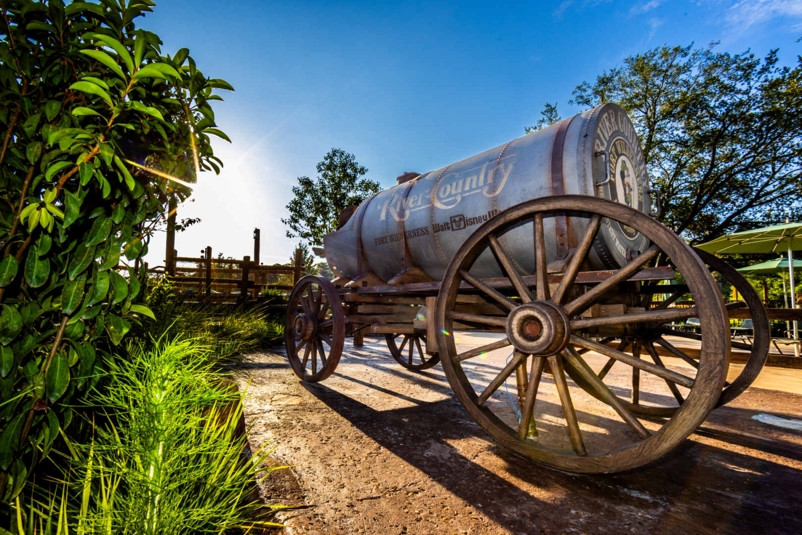River Country themed decor at Disney's Fort Wilderness Resort and Campground