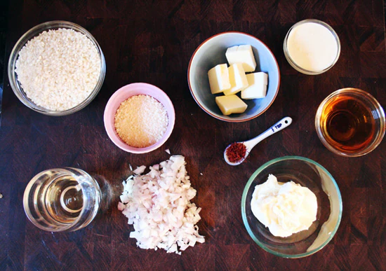 Saffron Risotto ingredients for the Disney Cruise Line Osso Buco recipe