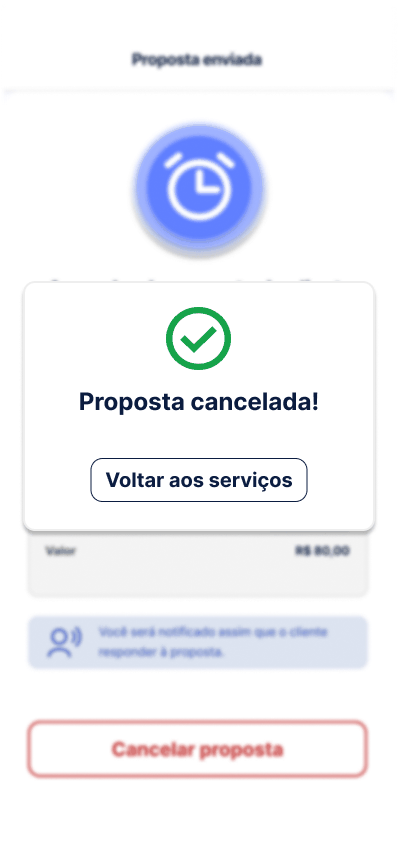 Tela Proposta cancelada