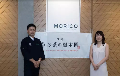 Chị Thanh Vân, Giám đốc Marketing của chuỗi Nhà hàng Café phong cách sống Nhật Bản đương đại Morico, và nghệ nhân Hiroki Nemoto đã có nhiều dịp hợp tác để quảng bá văn hóa thưởng trà Nhật Bản.