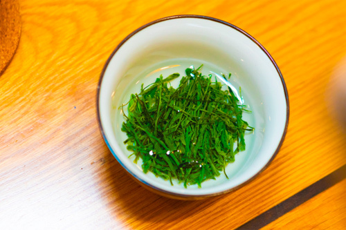 Độc đáo trà “vò tay” thượng hạng phong cách Nhật Bản