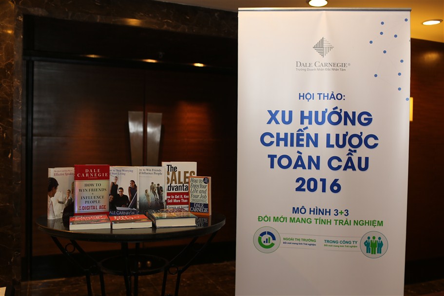 Dale Carnegie VN tổ chức Hội thảo “Báo cáo xu hướng chiến lược toàn cầu 2016 – Đổi mới mang tính trải nghiệm 3+3”