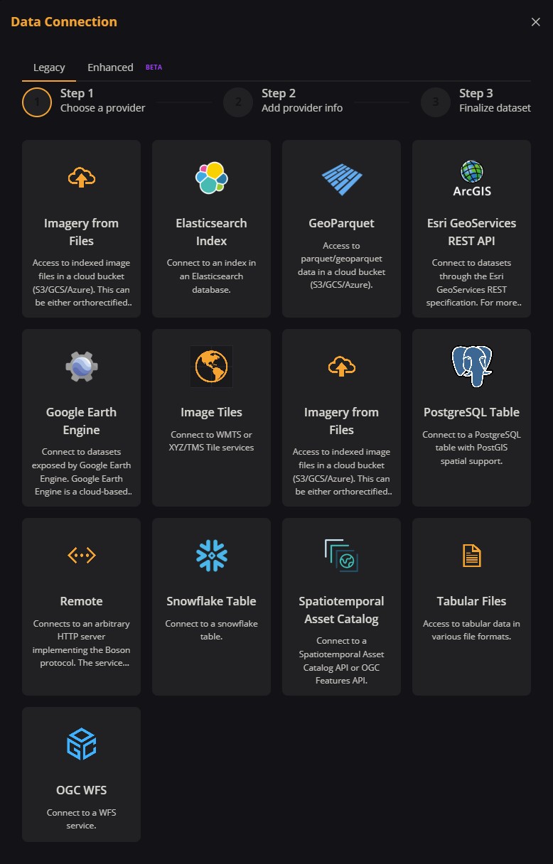 Dynamically connect to data with Geodesic