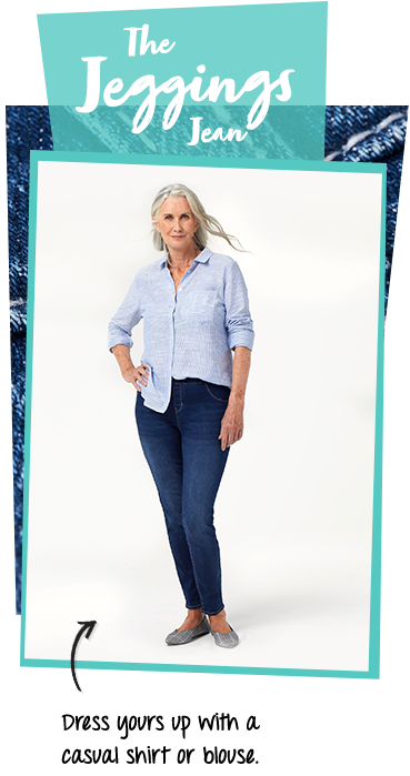 Browse the silhouette-smoothing jegging jean Browse the silhouette-smoothing jegging jean