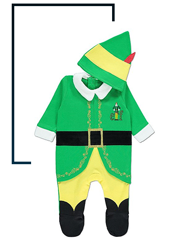 Help your little one spread Christmas cheer with this Buddy the Elf all in one Help your little one spread Christmas cheer with this Buddy the Elf all in one
