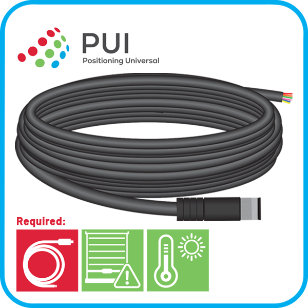 PUI M8 Connector Cable for TT603 Asset Tracker logo