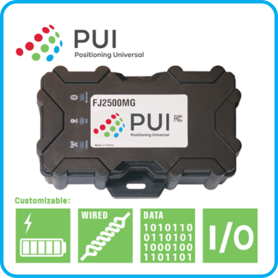 PUI FJ2500 12 Pin Wired Asset Tracker
