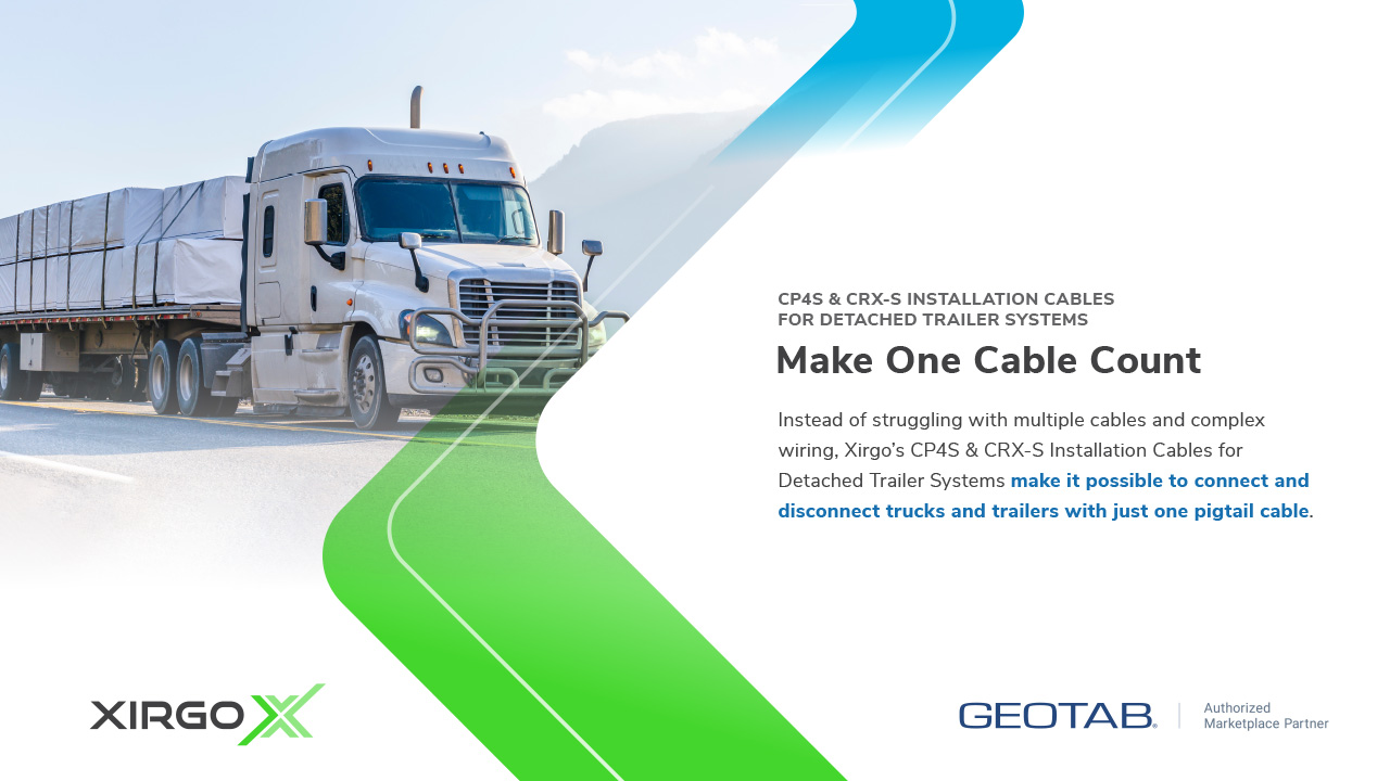 image of CP4S & CRX-S Installation Cable for Detached Trailer System (US)