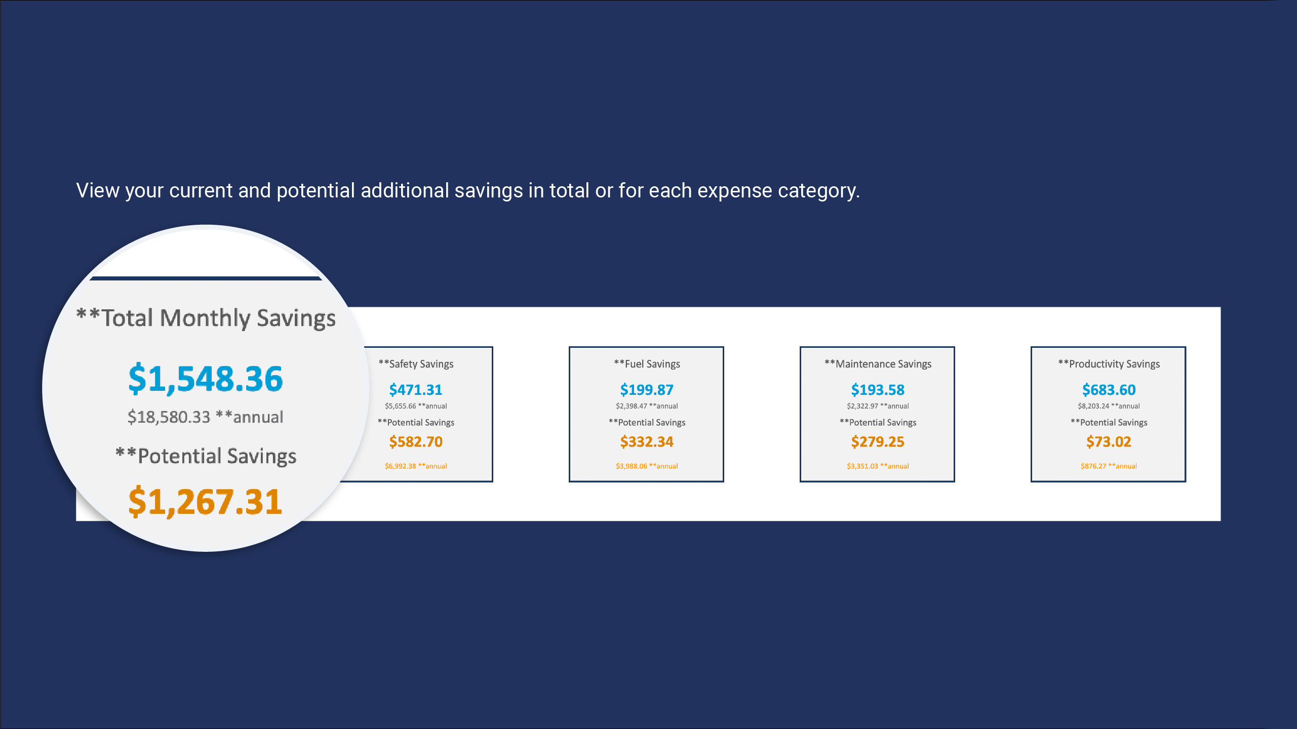 image of Global Fleet Savings Summary 