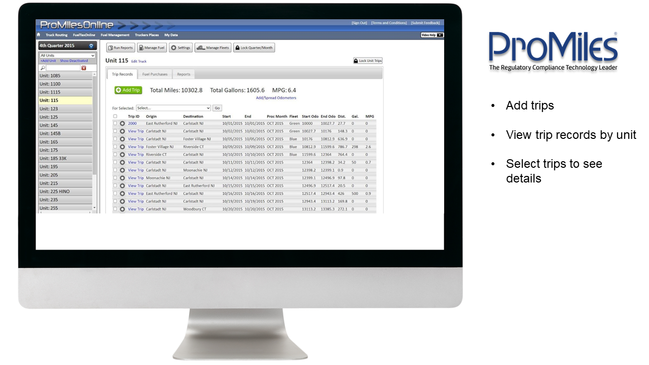 image of ProMiles Automated Fuel Tax Reporting