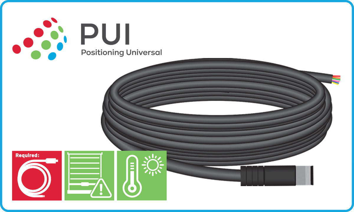 image of PUI M8 Connector Cable for TT603 Asset Tracker
