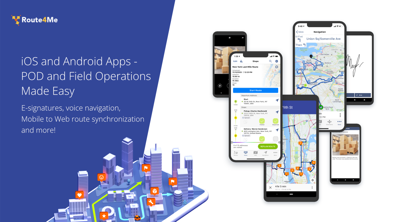 image of Commercial Route Planner and Navigation