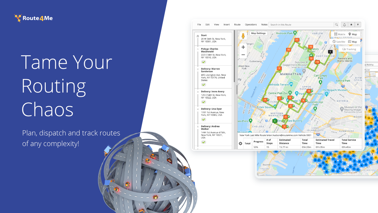 image of Route4Me Route Planner