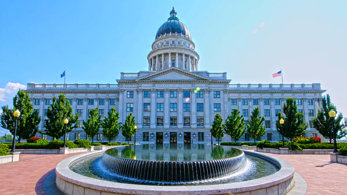 Utah state capitol building