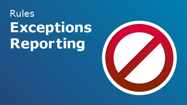 Exceptions reporting 