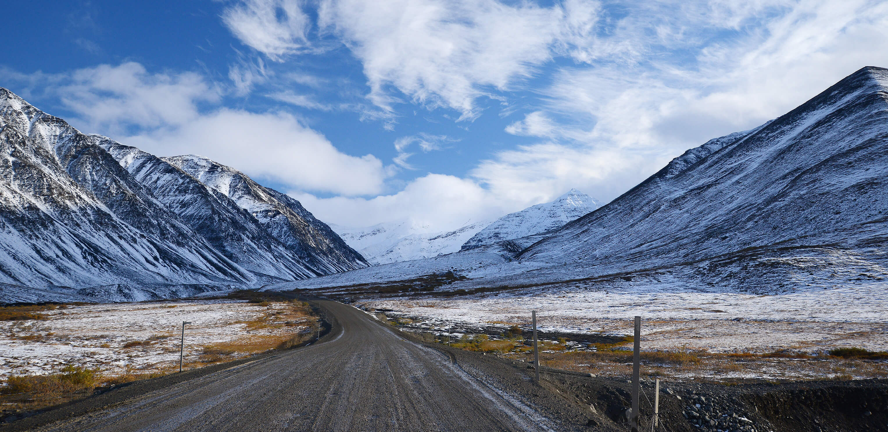 Photograph of State Route 11 in Alaska