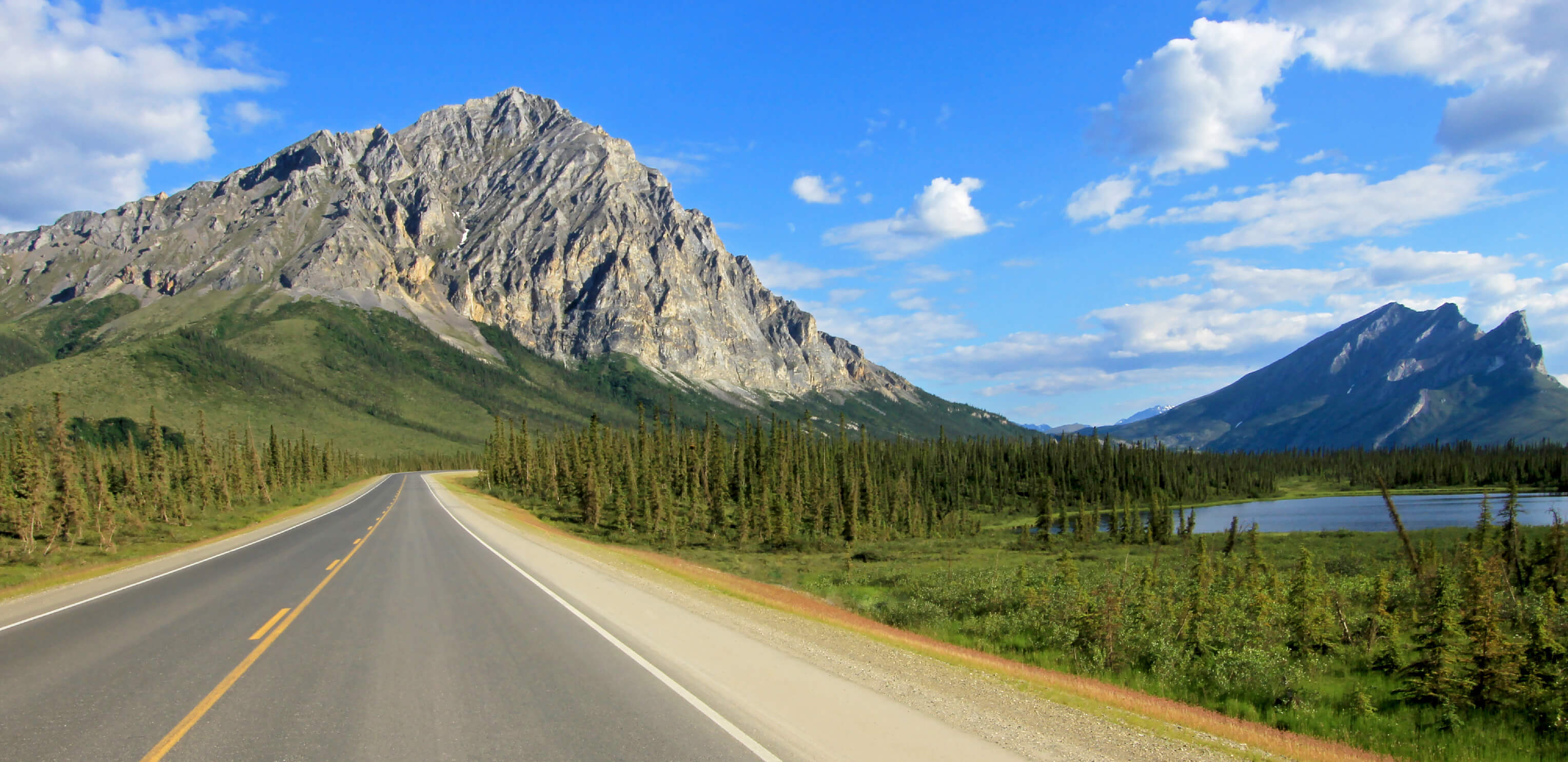 Photograph of State Route 11 in Alaska