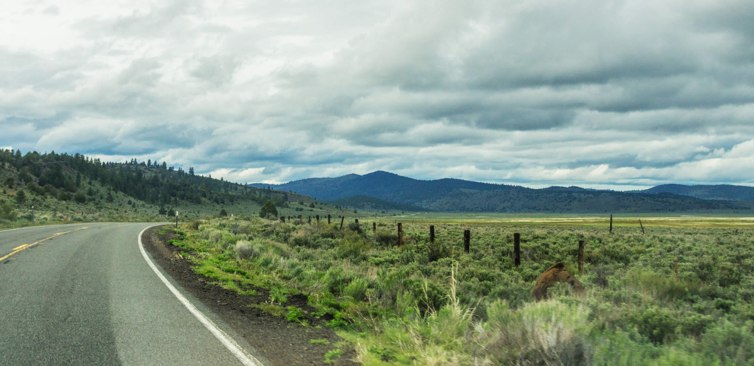 Photograph of State Route 139 in California