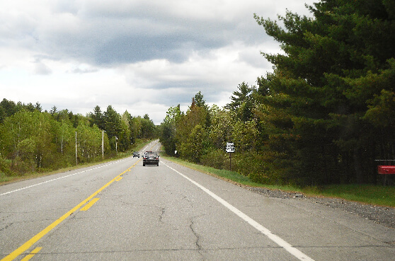 Photograph of US Route 201 in Maine