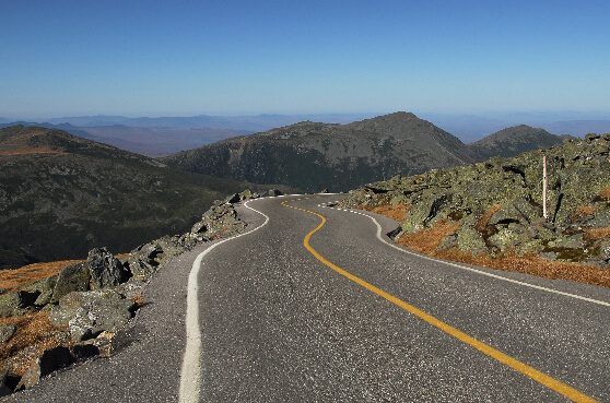 Photograph of US Route 2 in New Hampshire