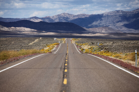 Photograph of US Route 50 in Utah