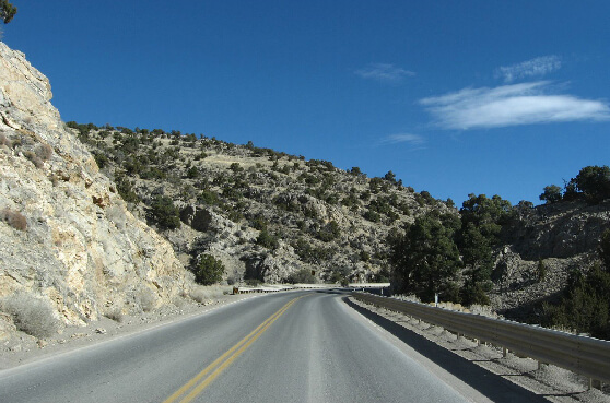 Photograph of US Route 50 in Utah