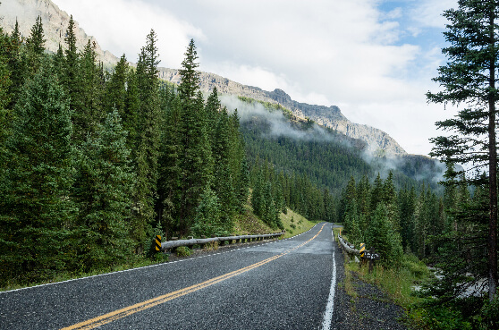 Photograph of US Route 212 in Wyoming