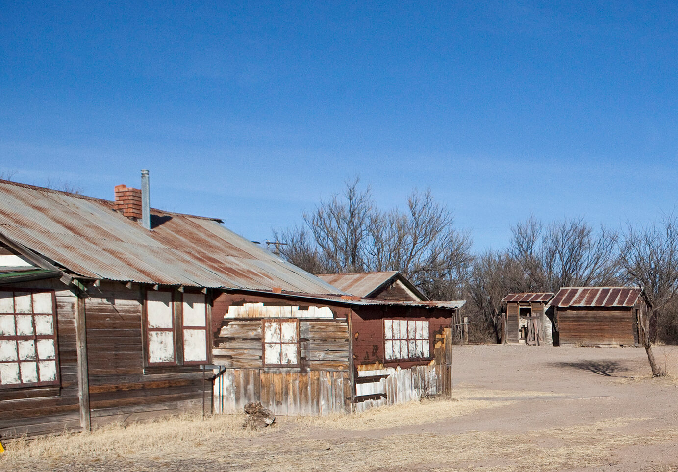 A photo of a ghost town in Arizona