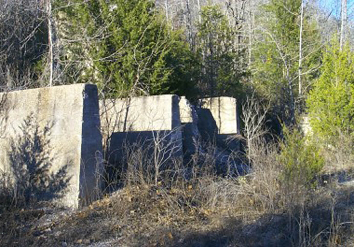 A photo of a ghost town in Arkansas