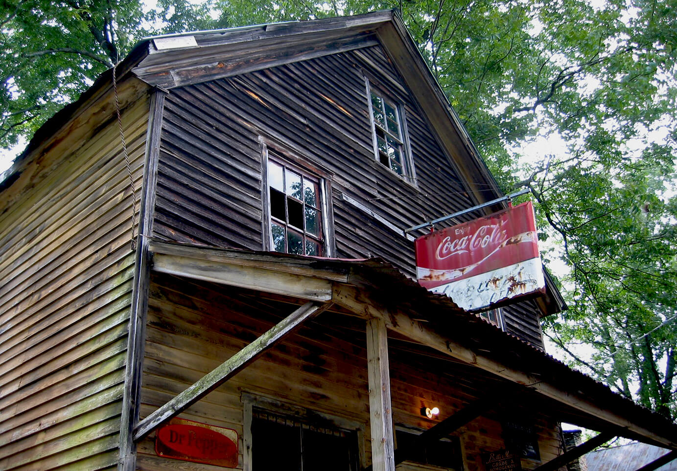 A photo of a ghost town in Georgia