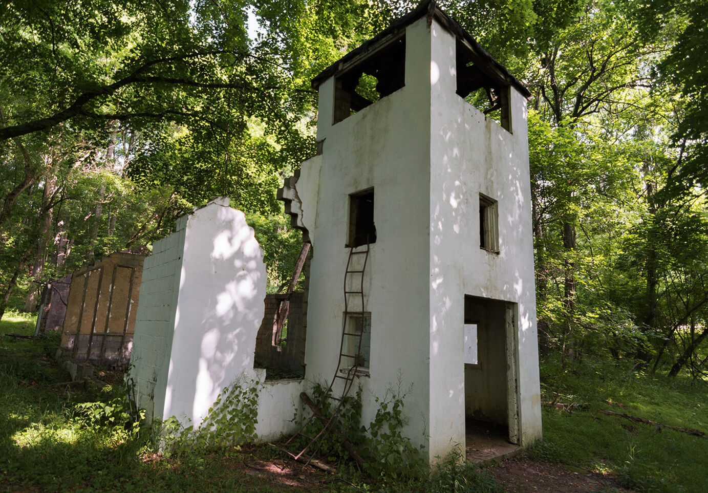 A photo of a ghost town in Maryland