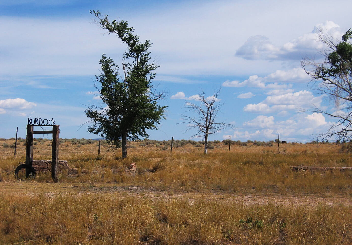 A photo of a ghost town in South Dakota