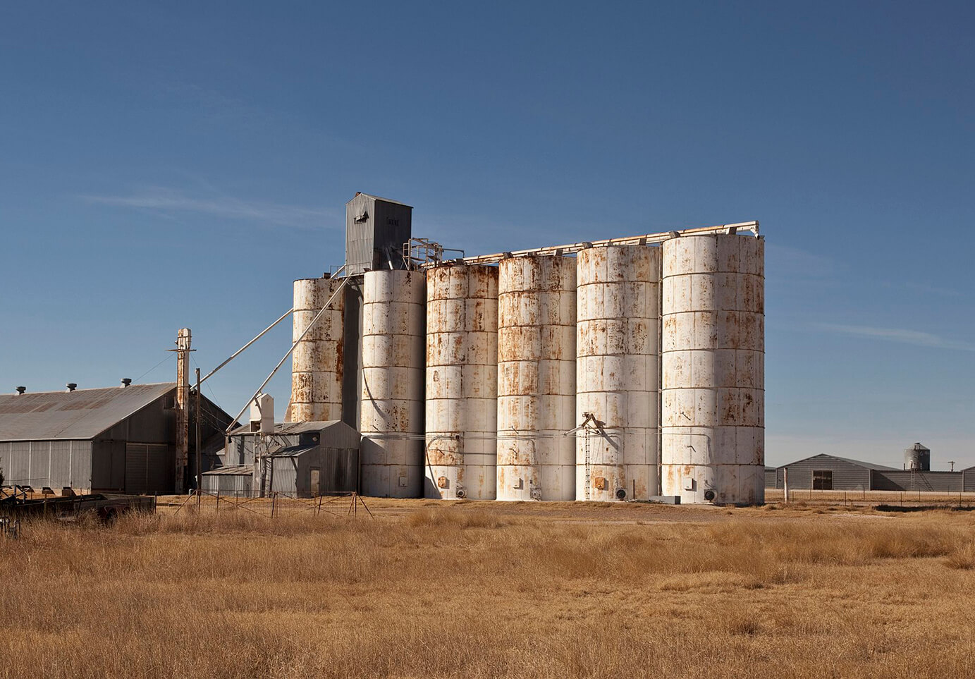 A photo of a ghost town in Texas