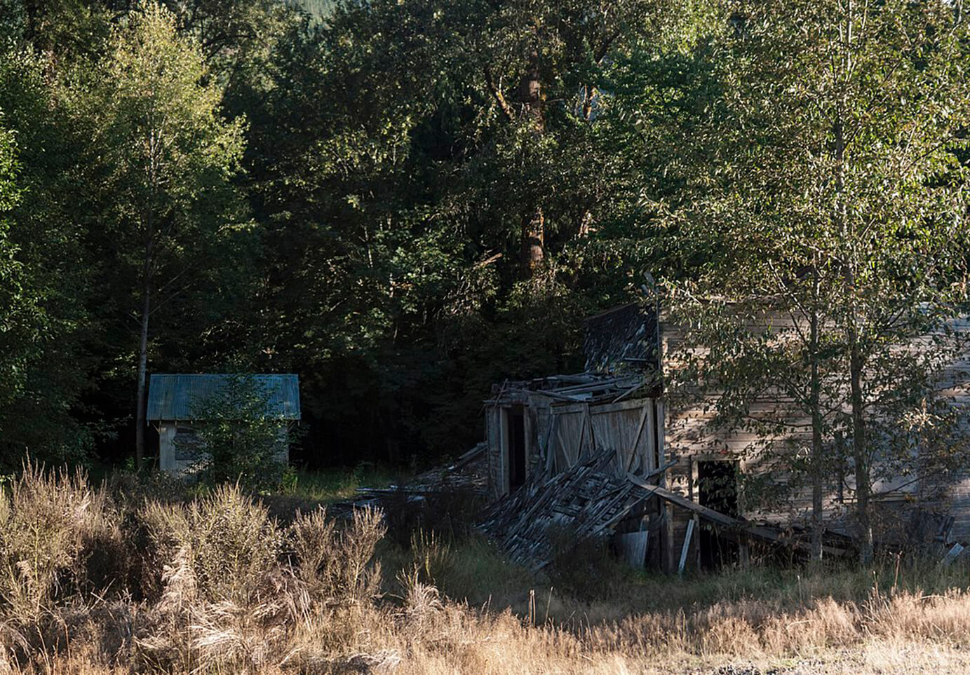 A photo of a ghost town in Washington