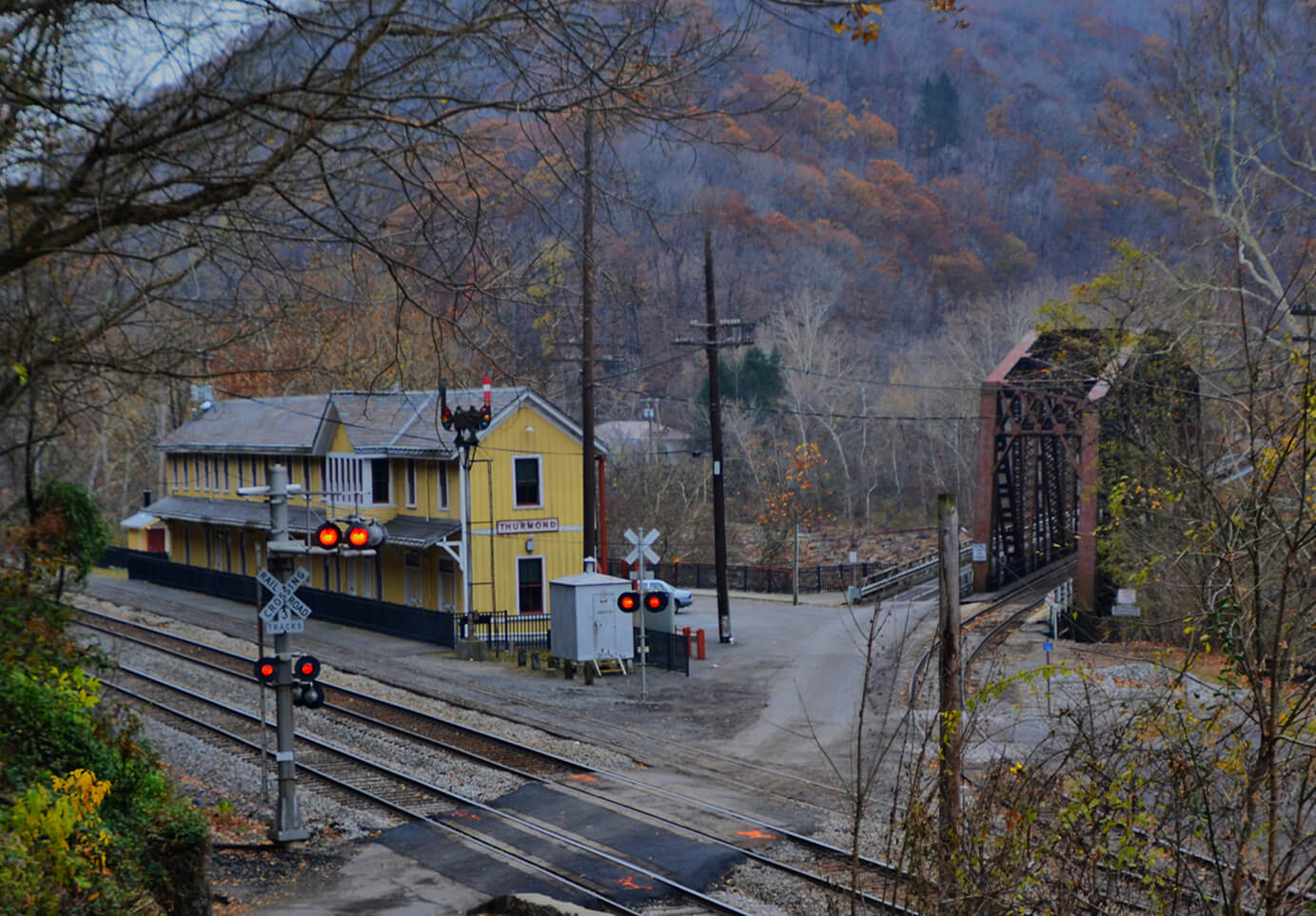 A photo of a ghost town in West Virginia