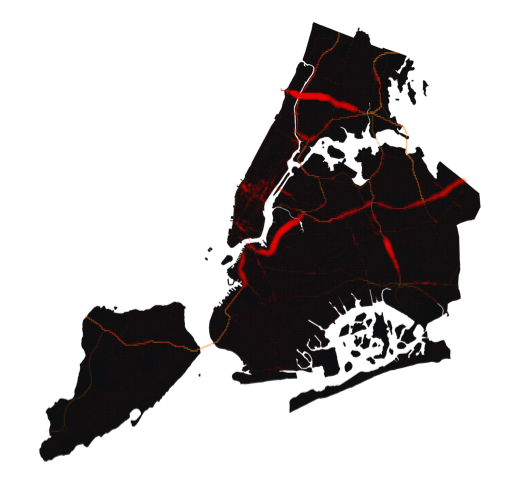 New York temperature map