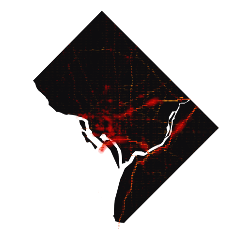 Washington temperature map