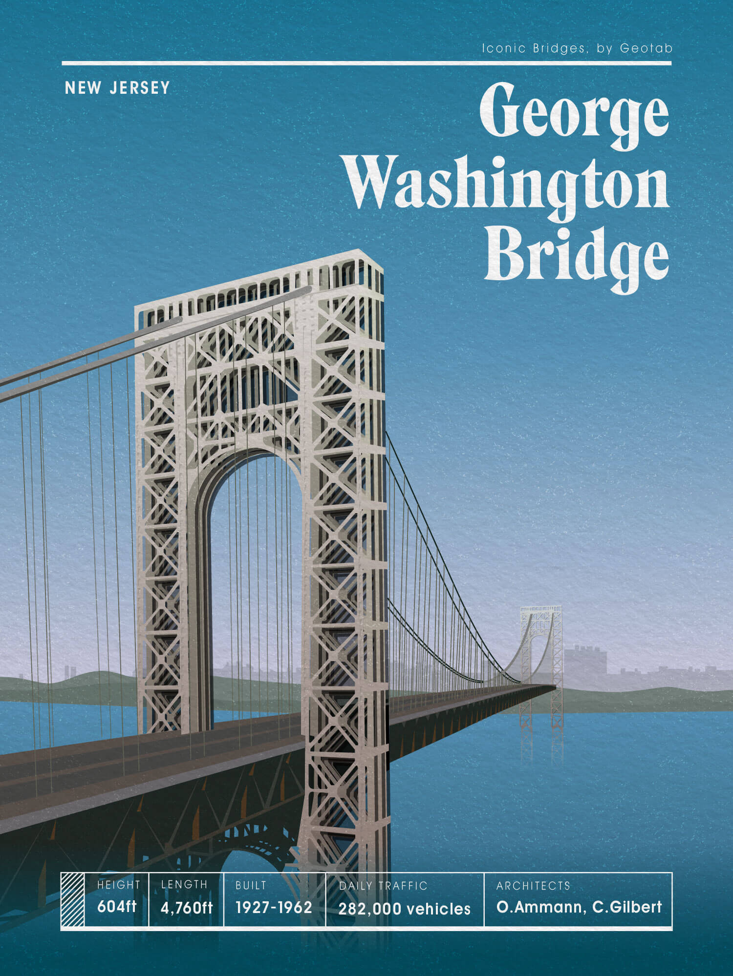 Illustration of George Washington Bridge