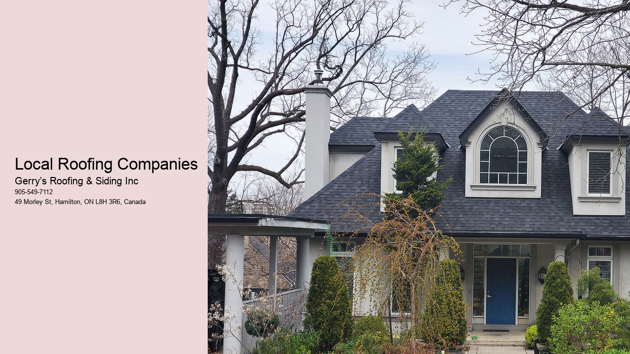 Local Roofing Companies